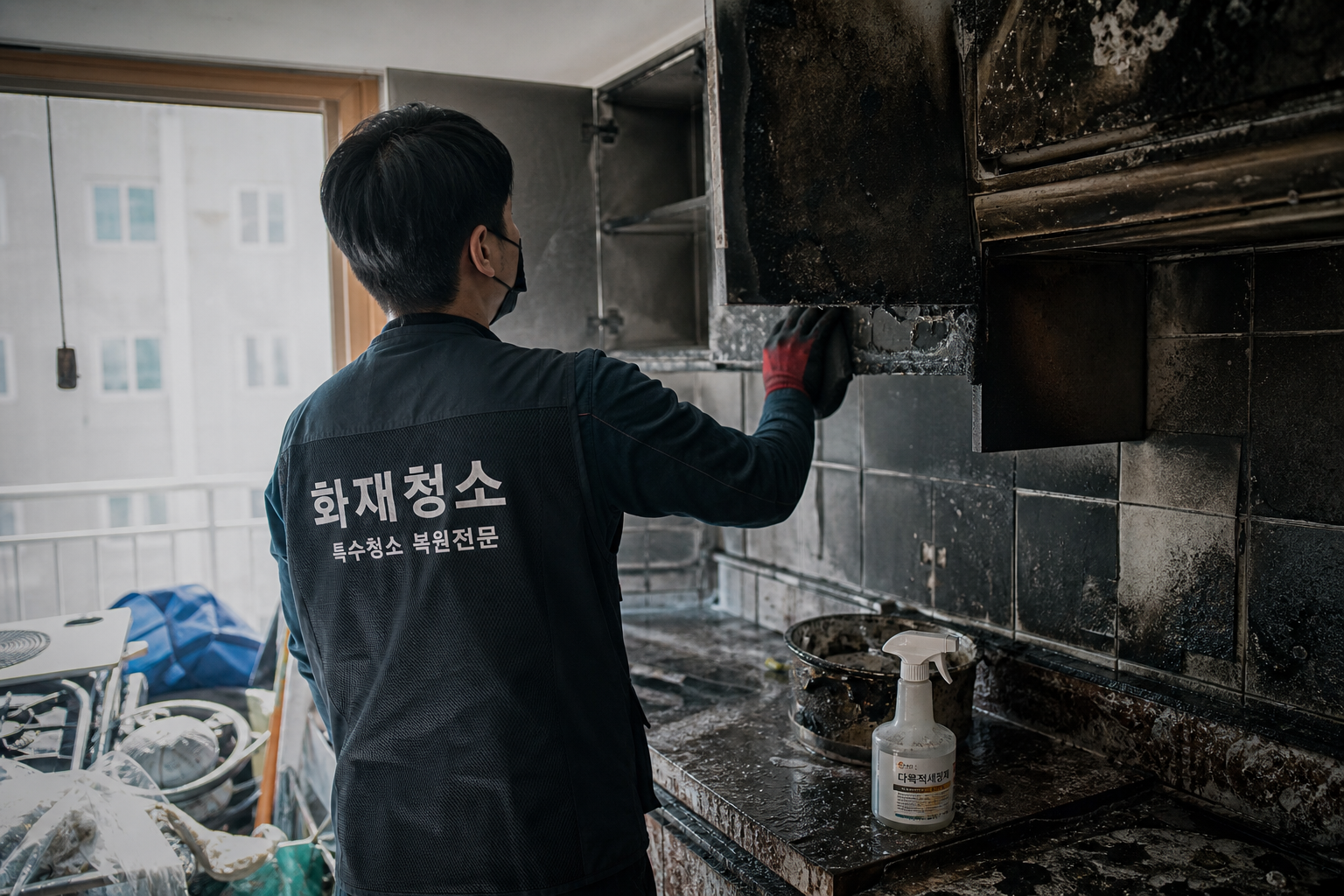 갑자기 불이 났을 때, 믿을 만한 화재청소업체 고르는 법 참고 이미지 1