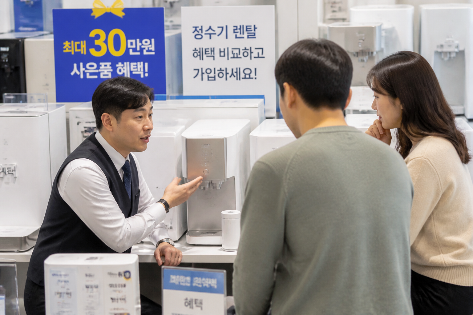 정수기 렌탈, 사은품 더 받고 싸게 들이는 법 참고 이미지 1