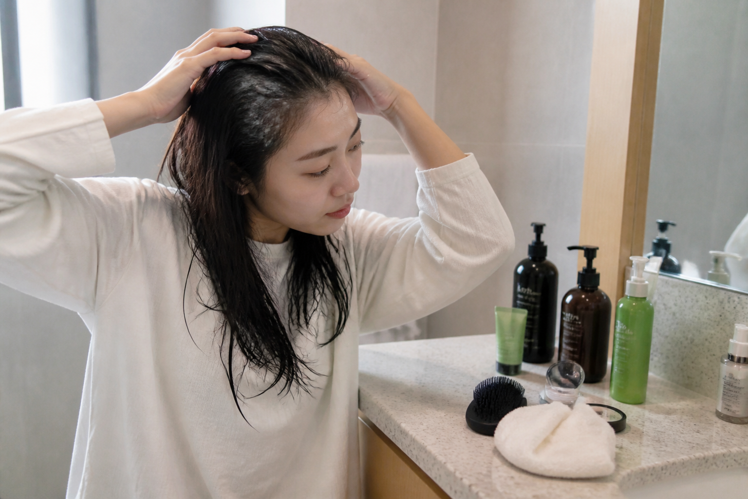 머리 빠질 때 집에서 해본 두피 관리 참고 이미지 1